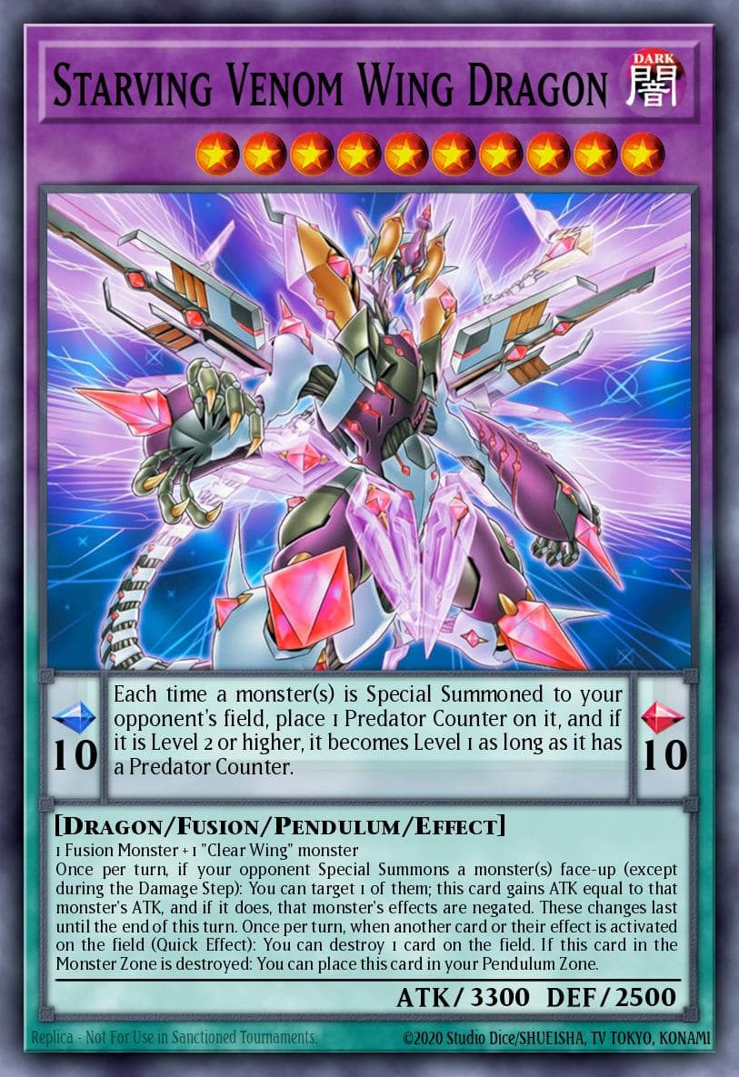 Carte Yu-Gi-Oh! Starving Venom Wing Dragon #031 — Blazing Dominion