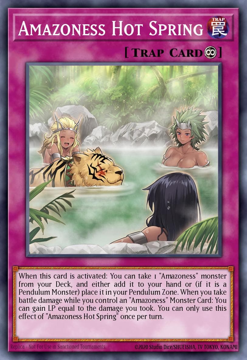 Carte Yu-Gi-Oh! Amazoness Hot Spring #039 — Battles of Legend: Crystal Revenge