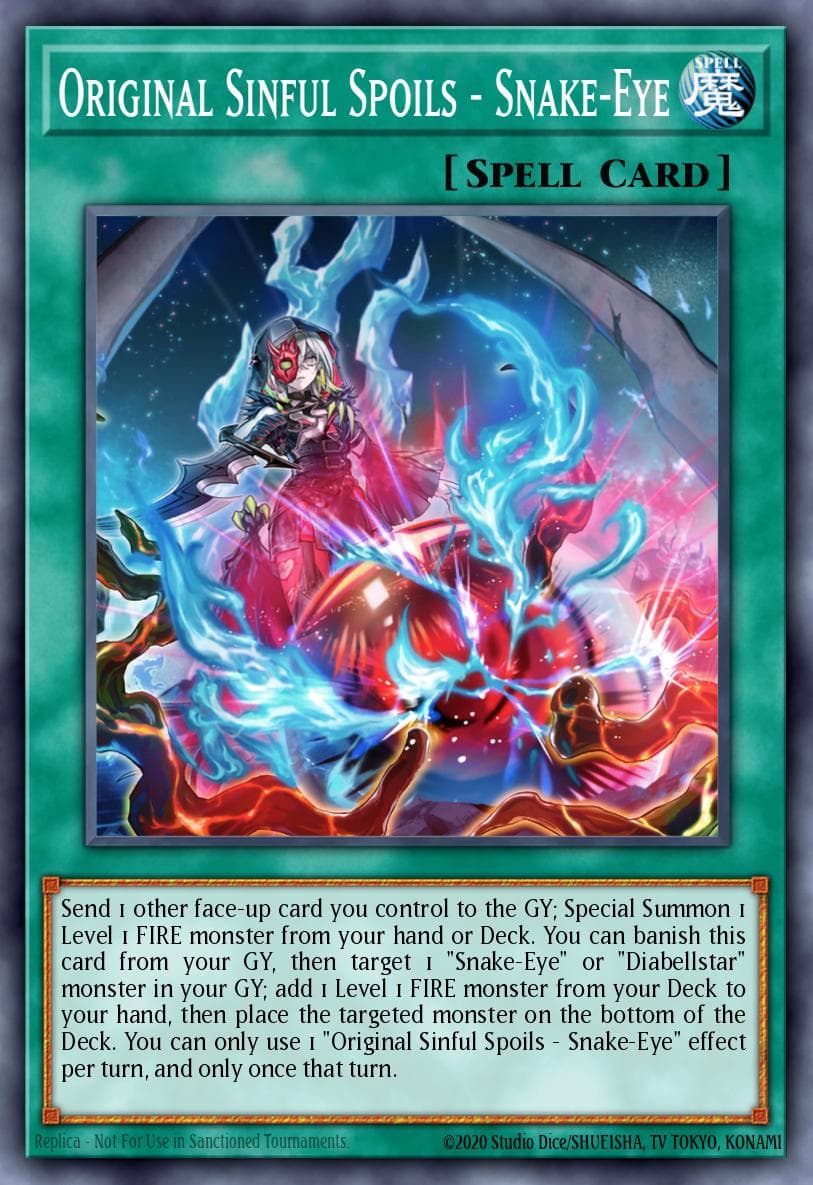 Carte Yu-Gi-Oh! Original Sinful Spoils - Snake-Eye #057 — Age of Overlord