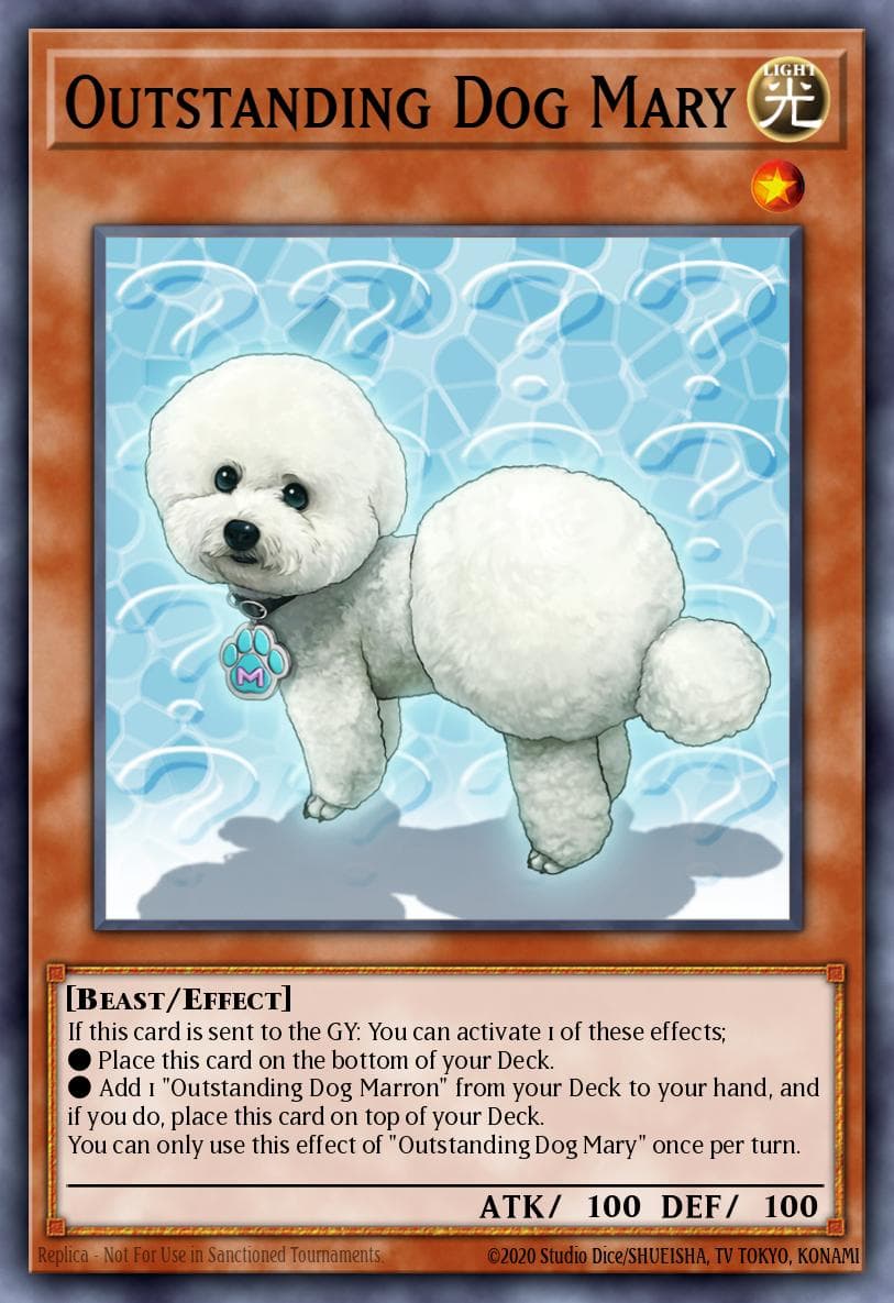 Carte Yu-Gi-Oh! Outstanding Dog Mary #035 — Burst of Destiny