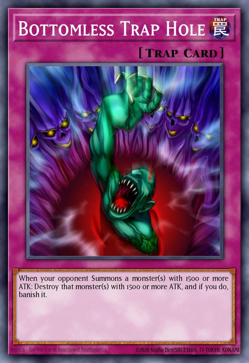 Carte Yu-Gi-Oh! Bottomless Trap Hole #101 — Battles of Legend: Relentless Revenge