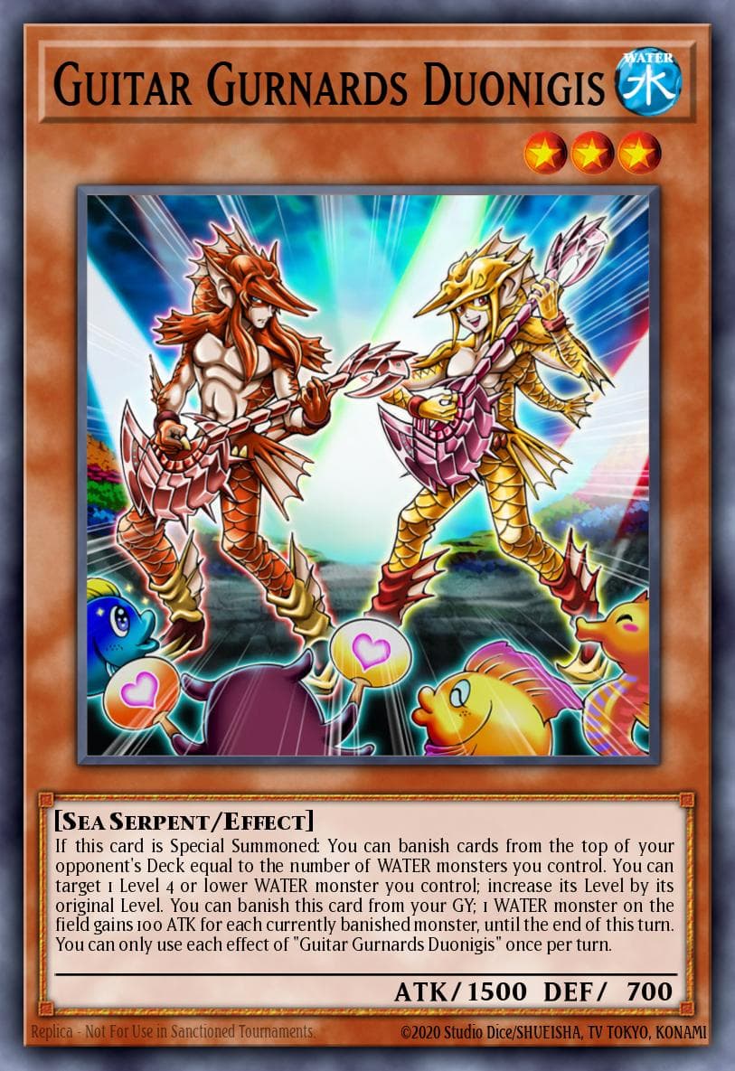 Carte Yu-Gi-Oh! Guitar Gurnards Duonigis #034 — Blazing Vortex