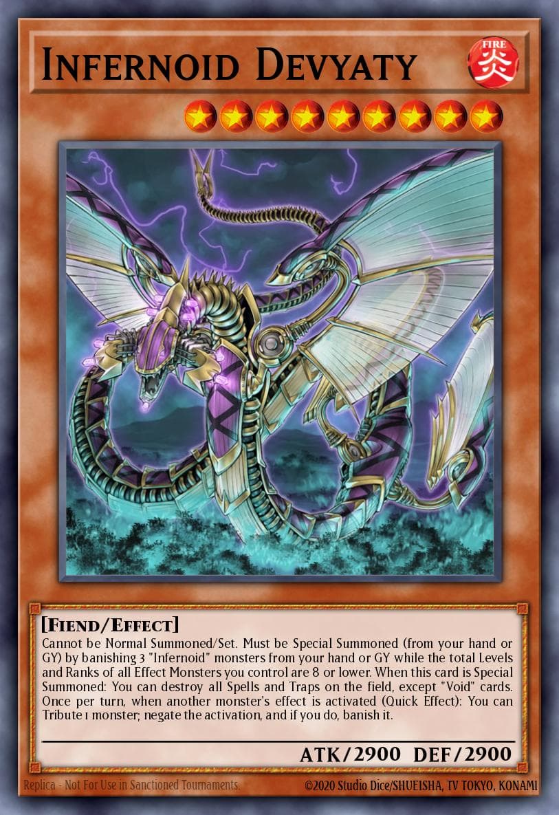 Carte Yu-Gi-Oh! Infernoid Devyaty #054 — Battles of Legend: Light's Revenge