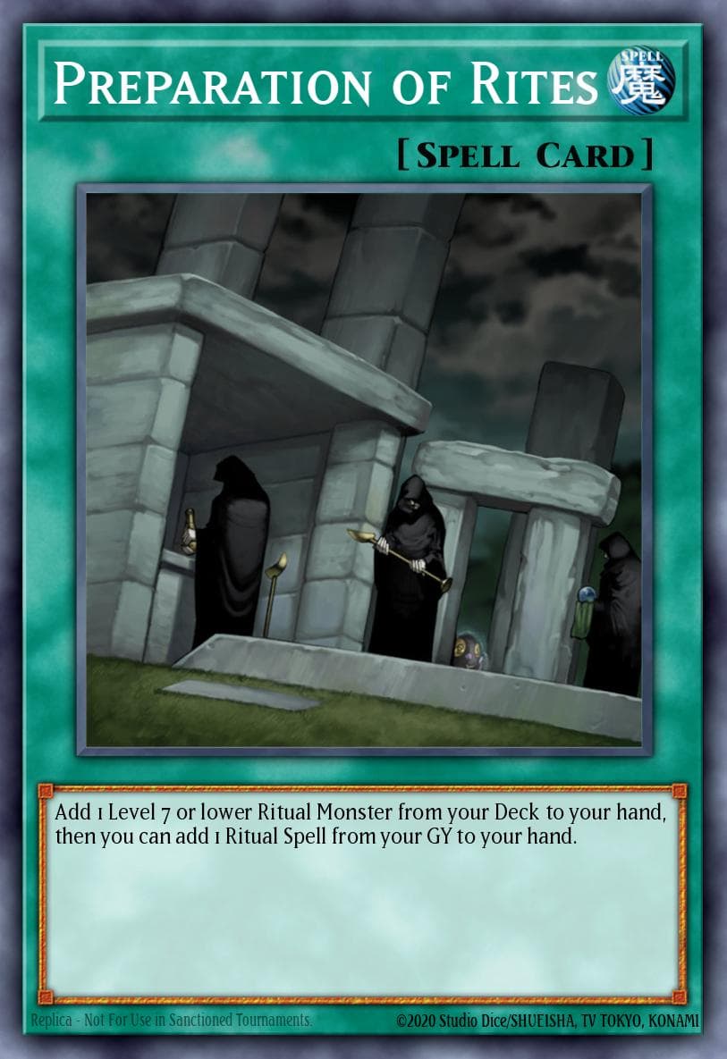 Carte Yu-Gi-Oh! Preparation of Rites #121 — Battles of Legend: Chapter 1
