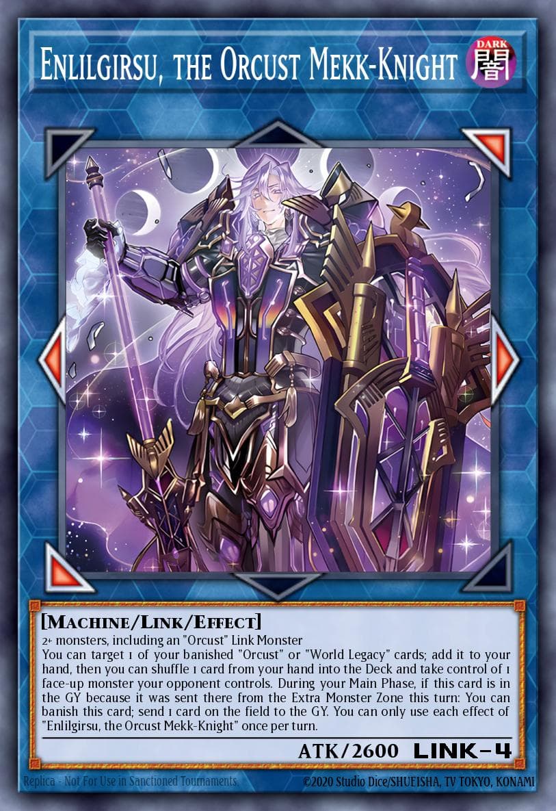 Carte Yu-Gi-Oh! Enlilgirsu, the Orcust Mekk-Knight #053 — Battles of Legend: Monster Mayhem
