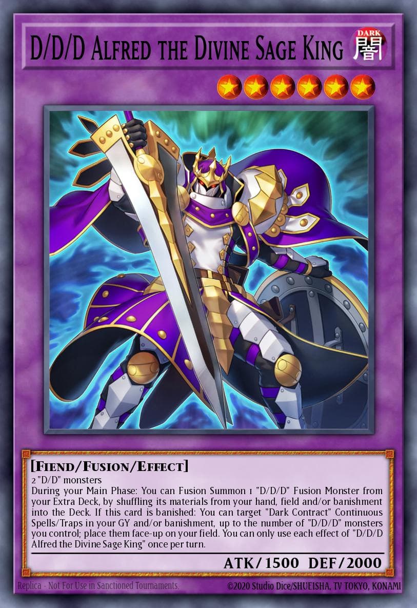 Carte Yu-Gi-Oh! D/D/D Alfred the Divine Sage King #033 — Burst Protocol