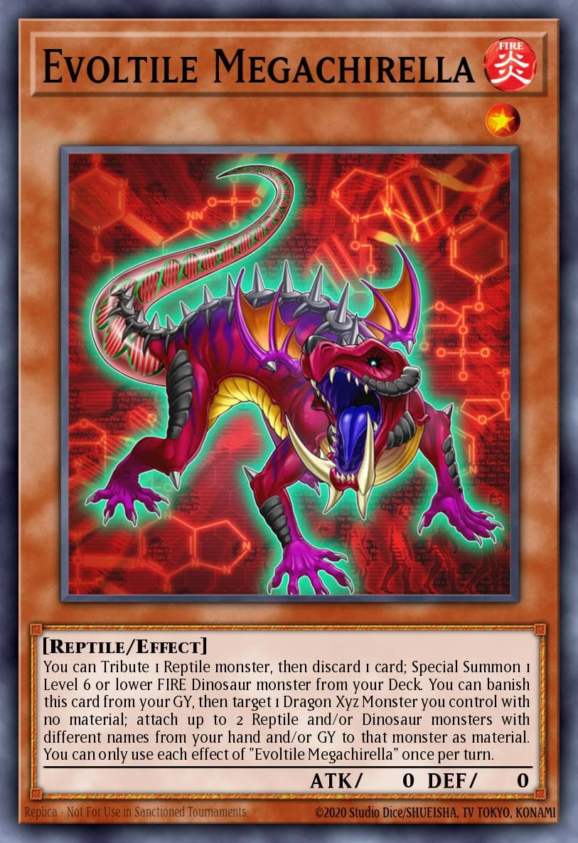 Carte Yu-Gi-Oh! Evoltile Megachirella #020 — Chaos Impact