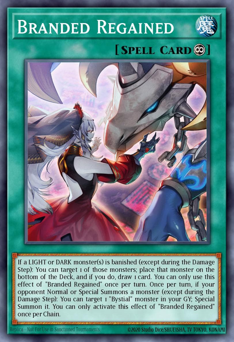 Carte Yu-Gi-Oh! Branded Regained #026 — THE CHRONICLES DECK: The Fallen & The Virtuous (All-Foil Edition)