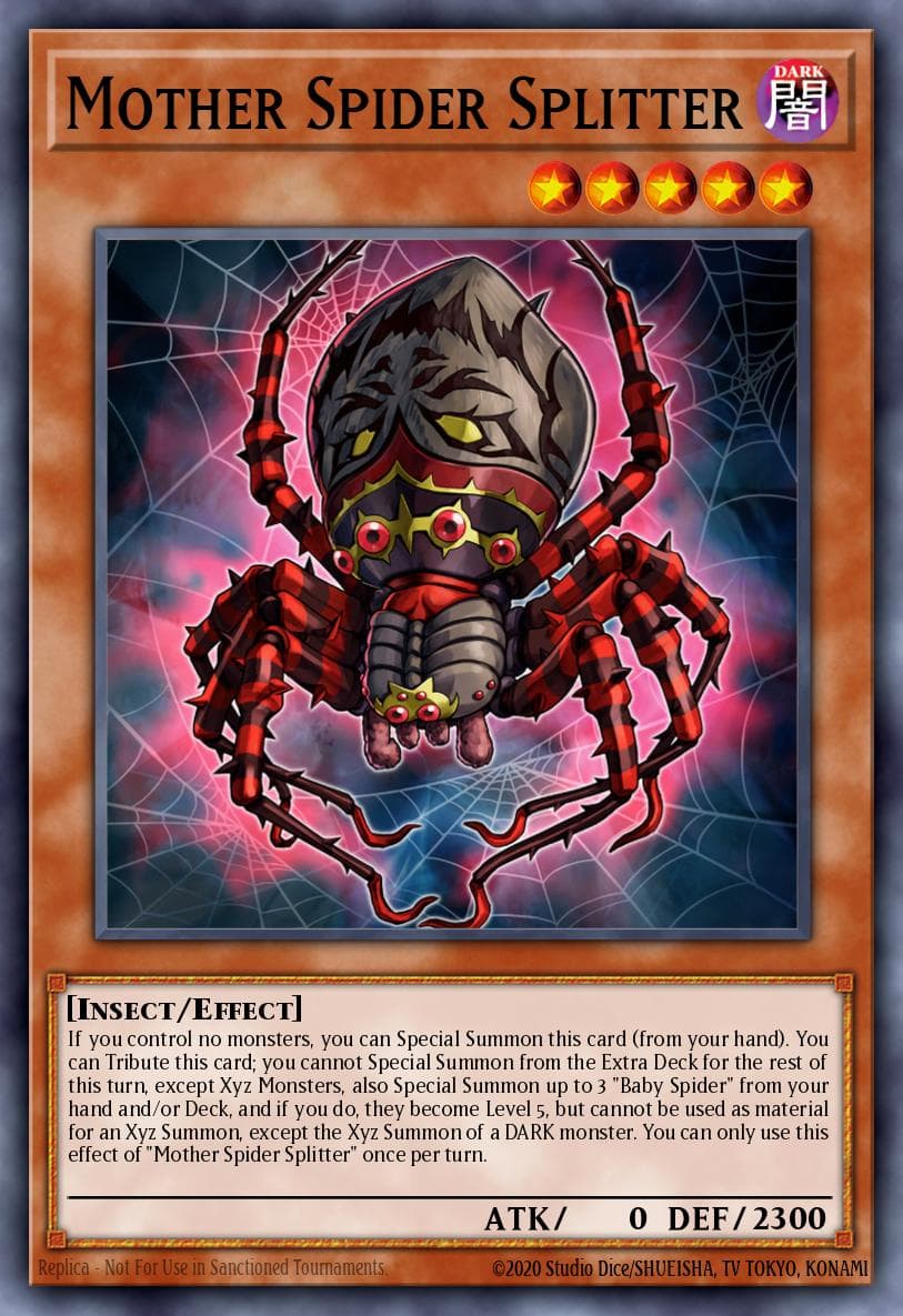 Carte Yu-Gi-Oh! Mother Spider Splitter #044 — Battles of Legend: Monstrous Revenge