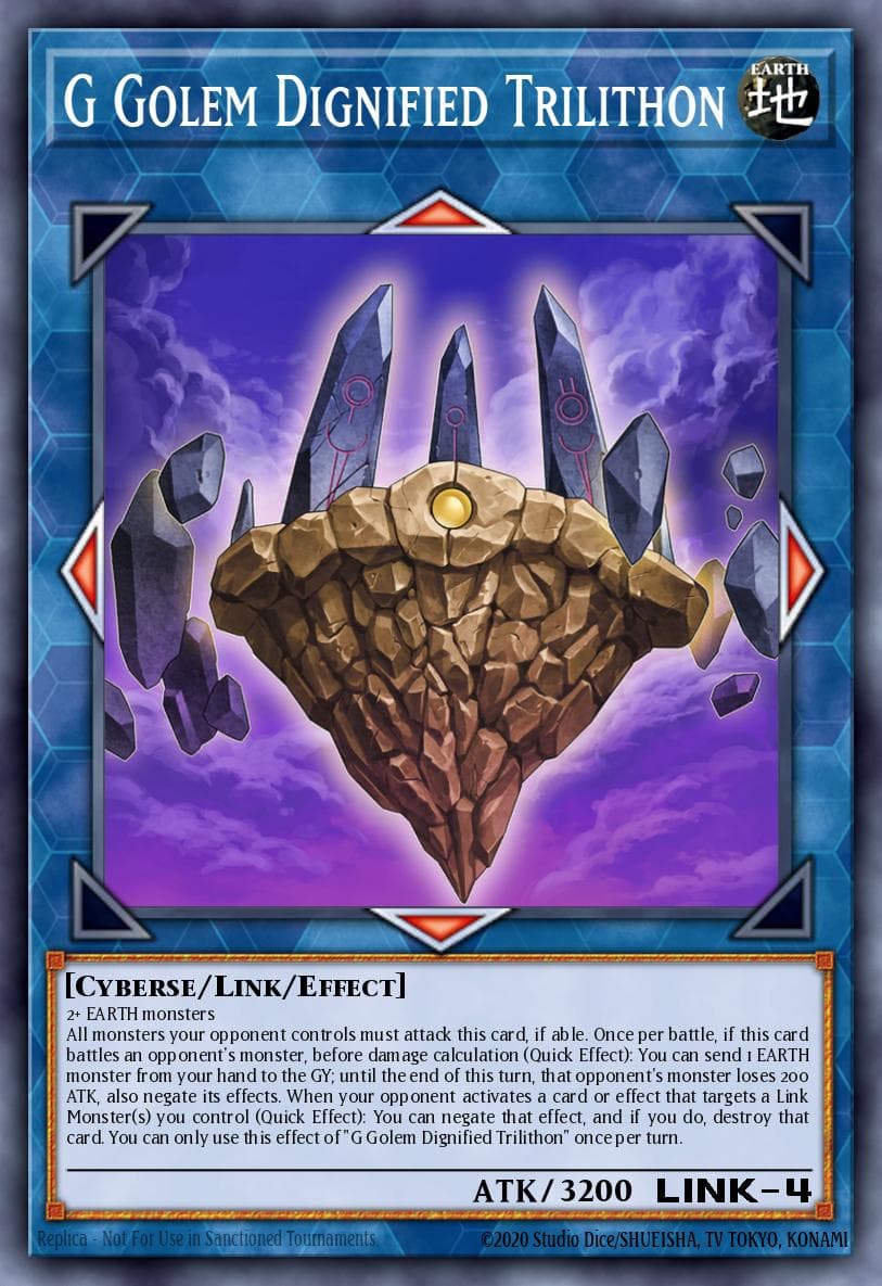 Carte Yu-Gi-Oh! G Golem Dignified Trilithon #045 — Battles of Legend: Crystal Revenge