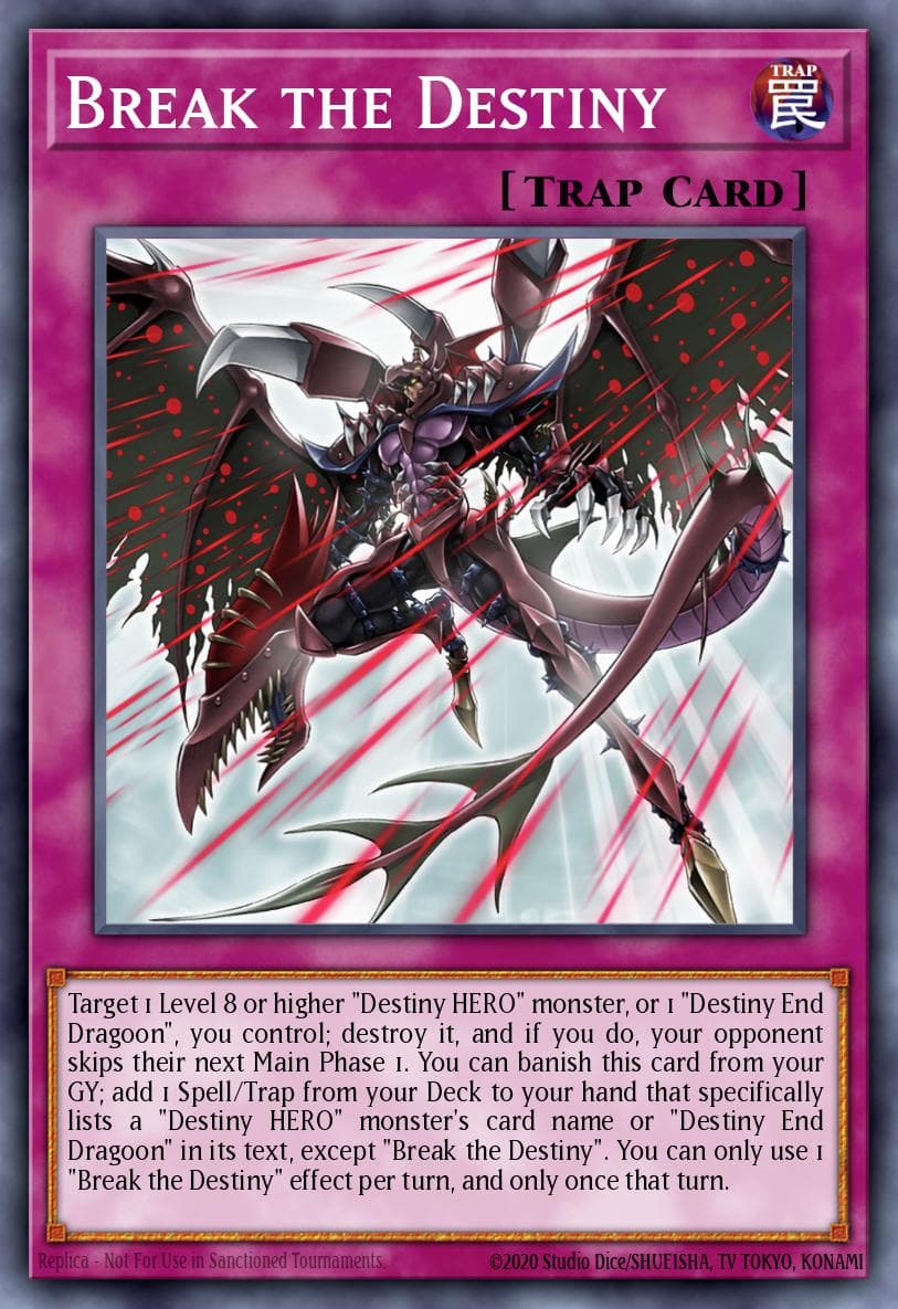 Carte Yu-Gi-Oh! Break the Destiny #076 — Burst of Destiny