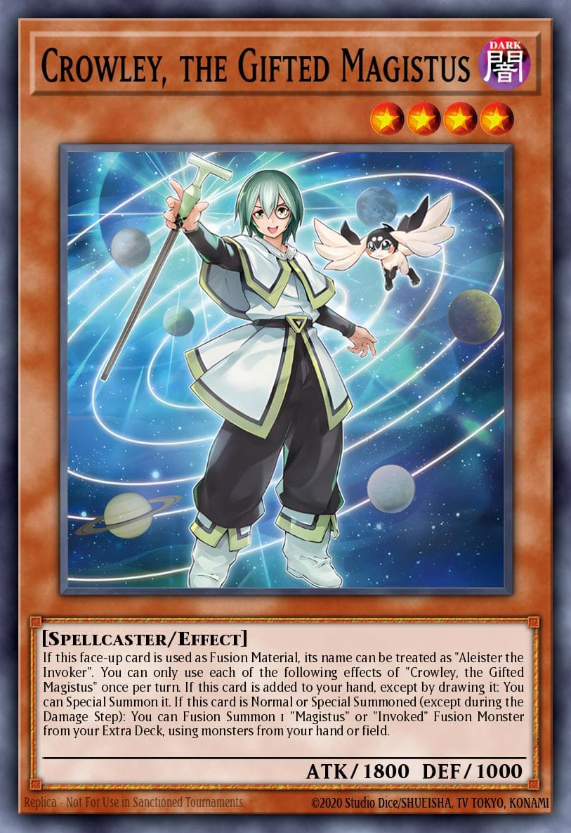 Carte Yu-Gi-Oh! Crowley, the Gifted Magistus #044 — Battles of Legend: Monster Mayhem