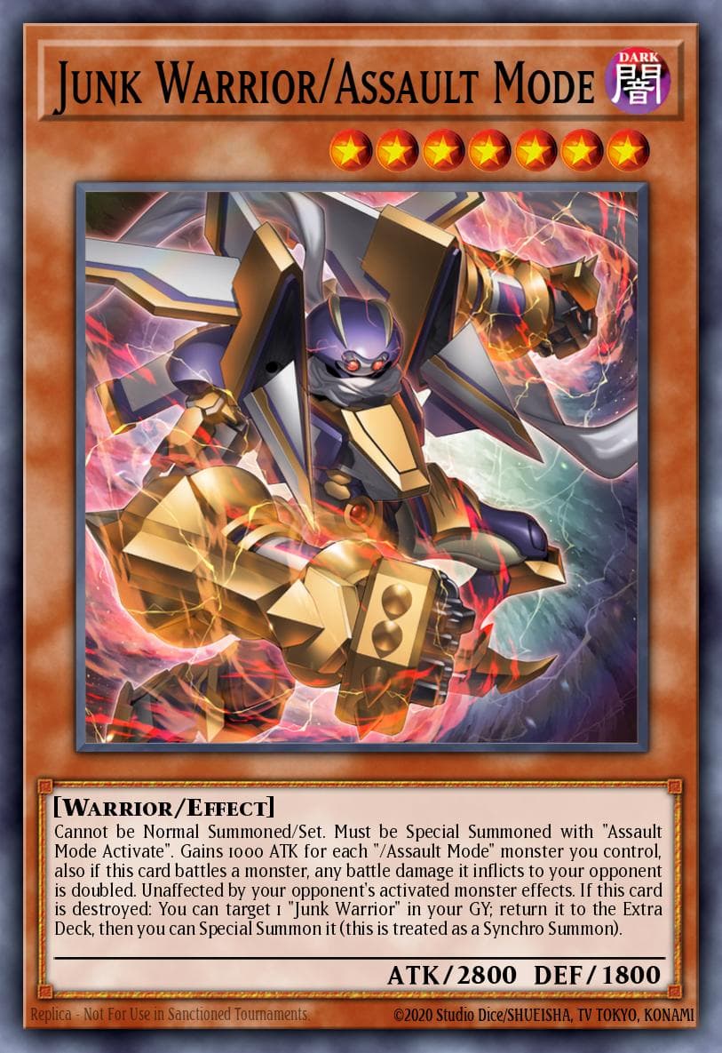 Carte Yu-Gi-Oh! Junk Warrior/Assault Mode #007 — Burst Protocol