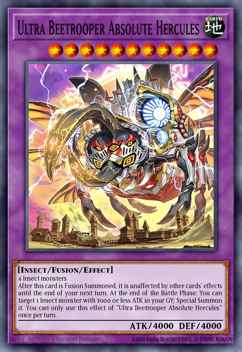 Carte Yu-Gi-Oh! Ultra Beetrooper Absolute Hercules #088 — Burst of Destiny