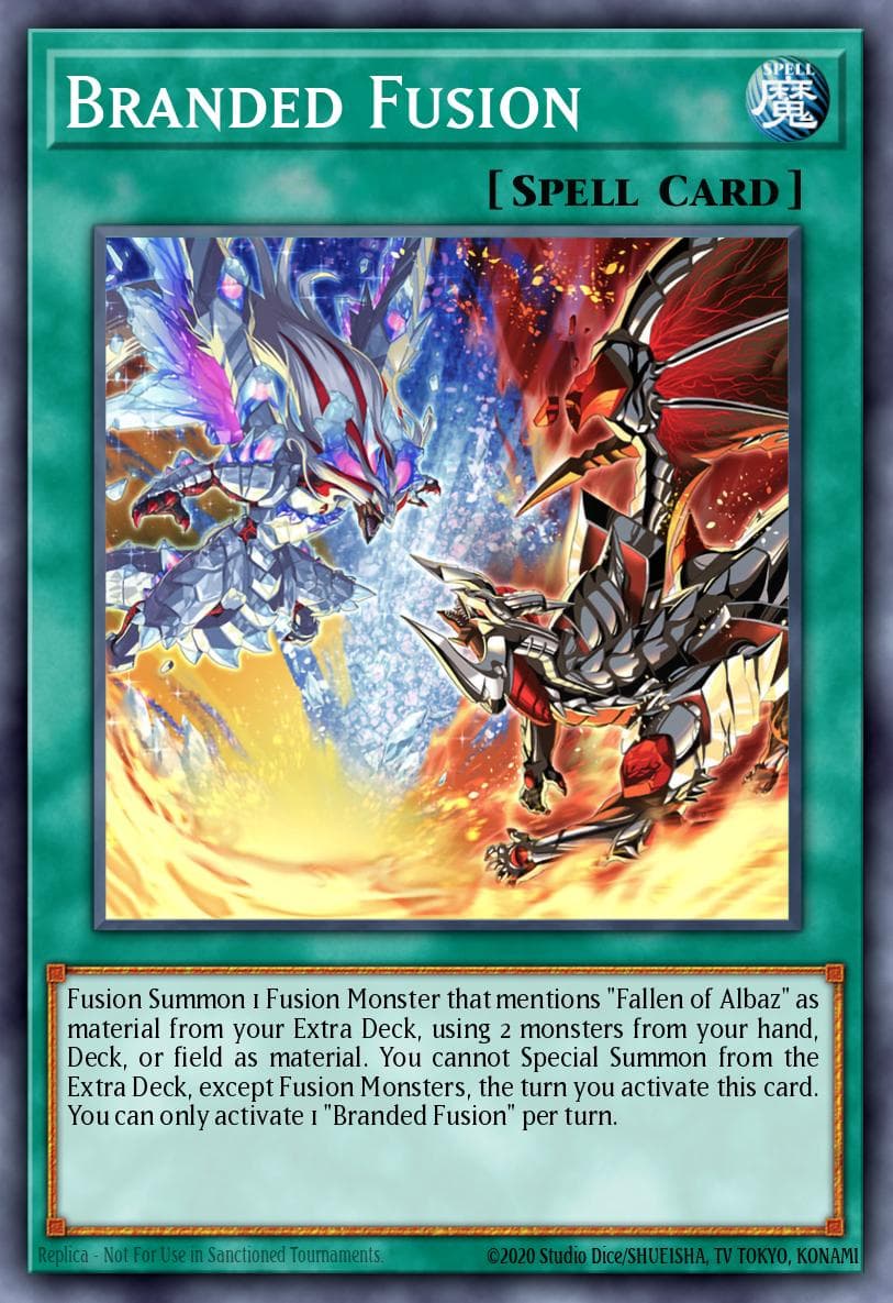 Carte Yu-Gi-Oh! Branded Fusion #020 — THE CHRONICLES DECK: The Fallen & The Virtuous (All-Foil Edition)