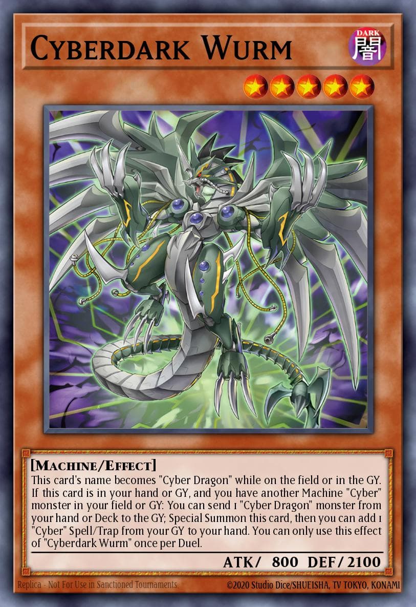 Carte Yu-Gi-Oh! Cyberdark Wurm #027 — Alliance Insight