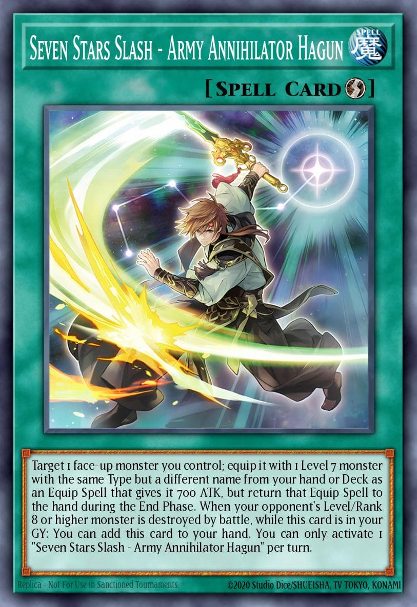 Carte Yu-Gi-Oh! Seven Stars Slash - Army Annihilator Hagun #069 — Alliance Insight