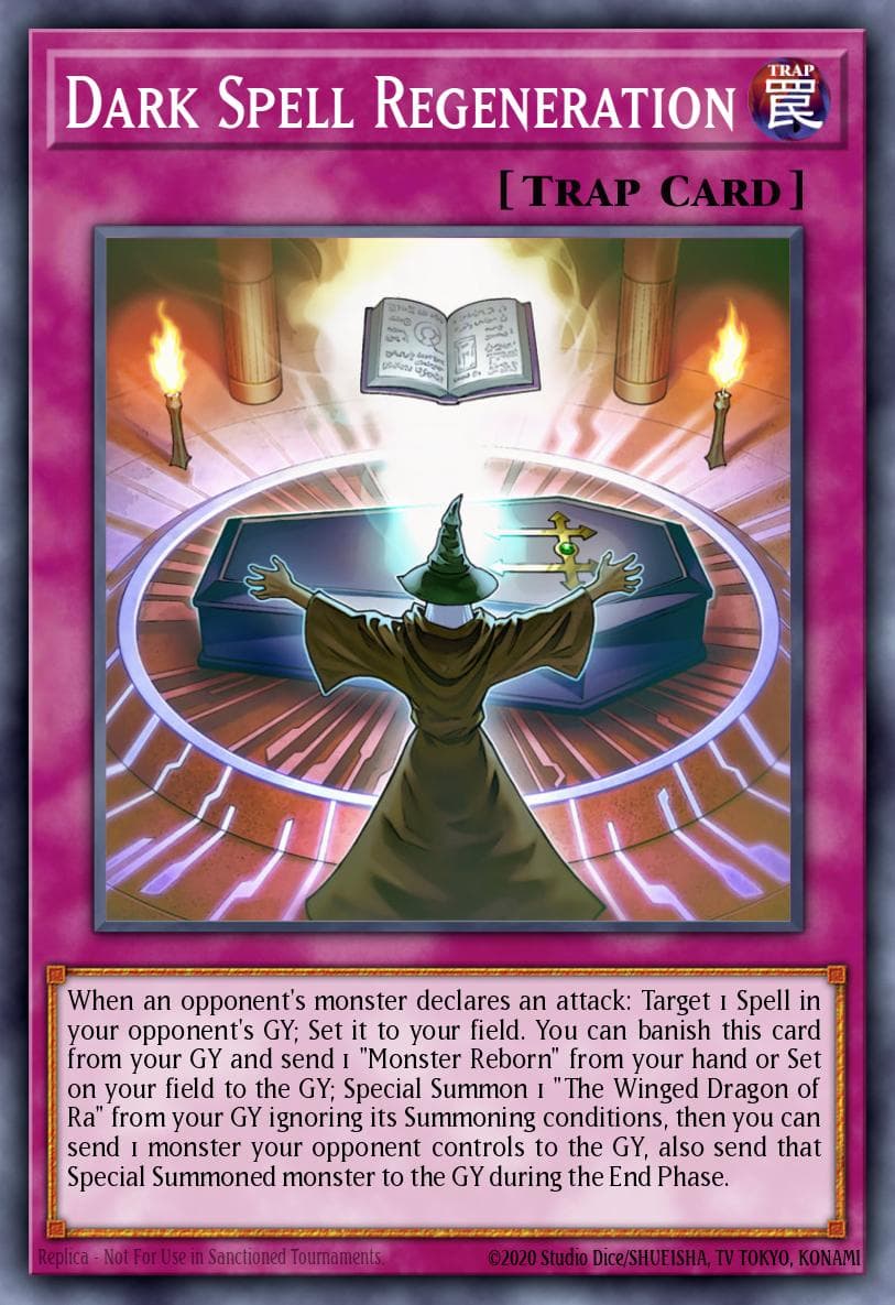 Carte Yu-Gi-Oh! Dark Spell Regeneration #001 — Battles of Legend: Armageddon