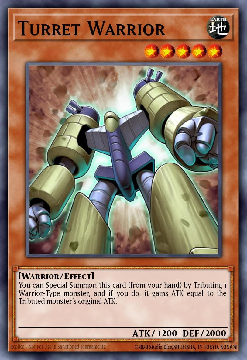Carte Yu-Gi-Oh! Turret Warrior #015 — Starter Deck: Duelist Toolbox