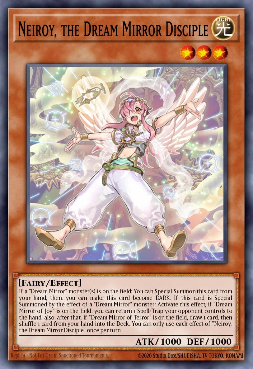 Carte Yu-Gi-Oh! Neiroy, the Dream Mirror Disciple #026 — Blazing Vortex