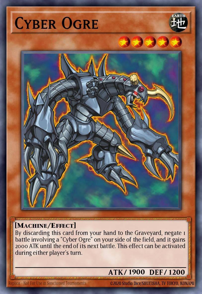 Carte Yu-Gi-Oh! Cyber Ogre #004 — Cyberdark Impact
