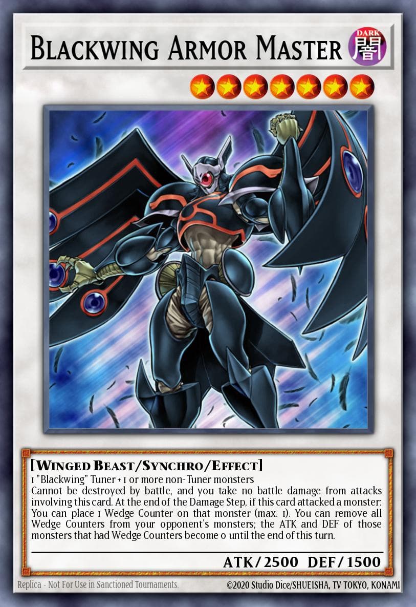 Carte Yu-Gi-Oh! Blackwing Armor Master #009 — Battle Pack Tournament Prize Cards