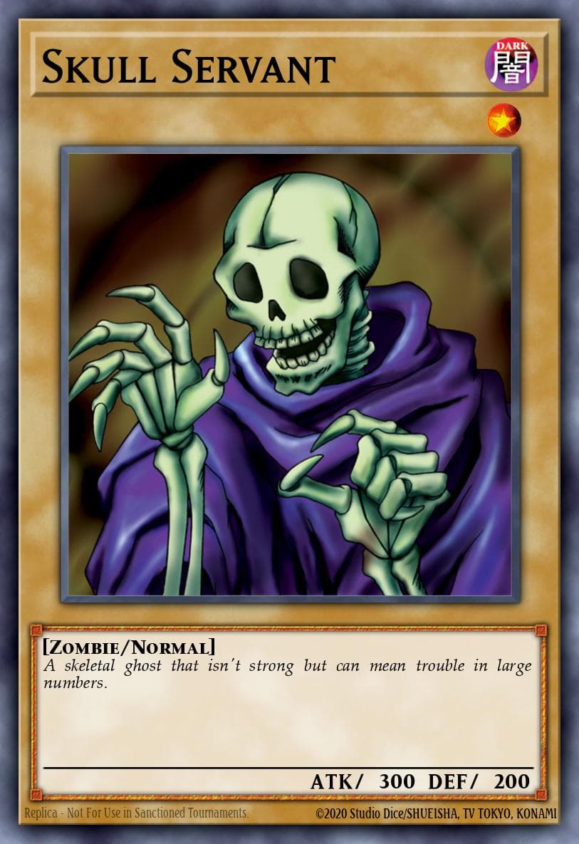 Carte Yu-Gi-Oh! Skull Servant #002 — Battles of Legend: Monster Mayhem