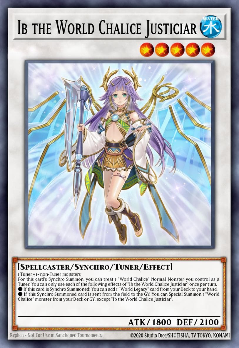 Carte Yu-Gi-Oh! Ib the World Chalice Justiciar #089 — Battles of Legend: Monster Mayhem