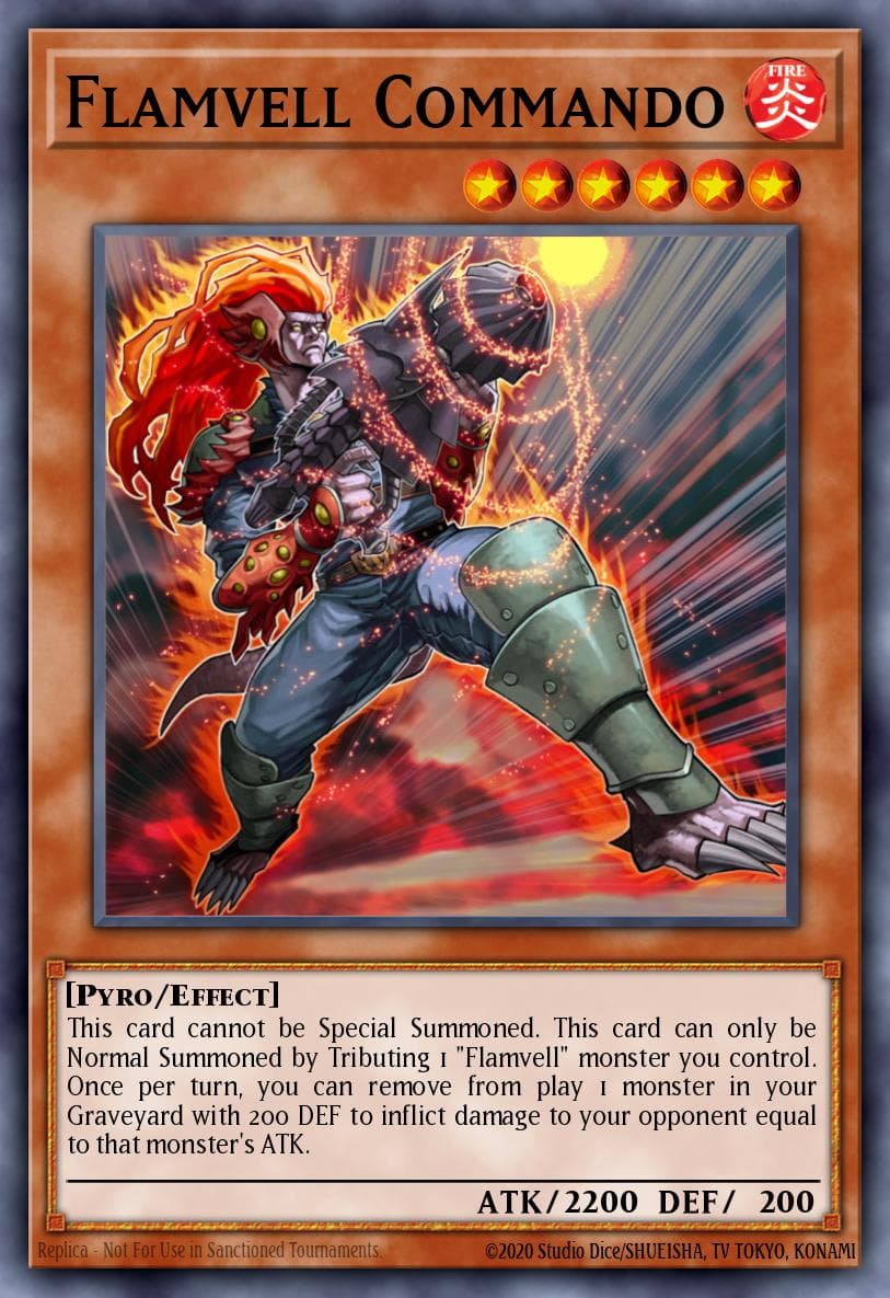 Carte Yu-Gi-Oh! Flamvell Commando #086 — Ancient Prophecy
