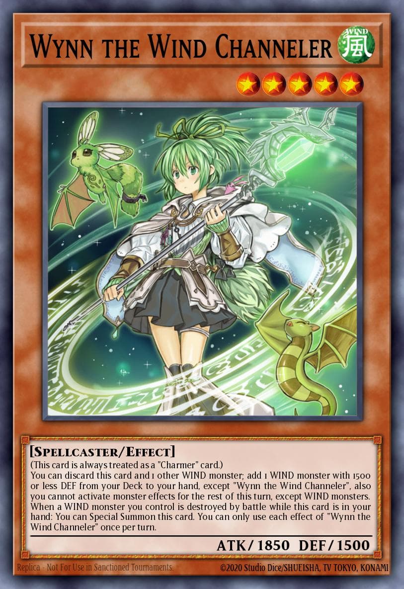 Carte Yu-Gi-Oh! Wynn the Wind Channeler #011 — THE CHRONICLES DECK: Spirit Charmers (All-Foil Edition)