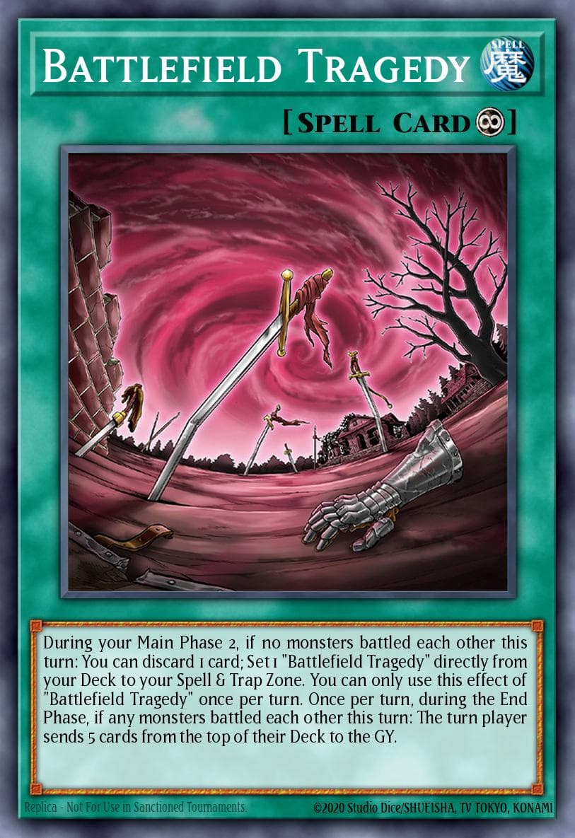 Carte Yu-Gi-Oh! Battlefield Tragedy #018 — Battles of Legend: Monstrous Revenge