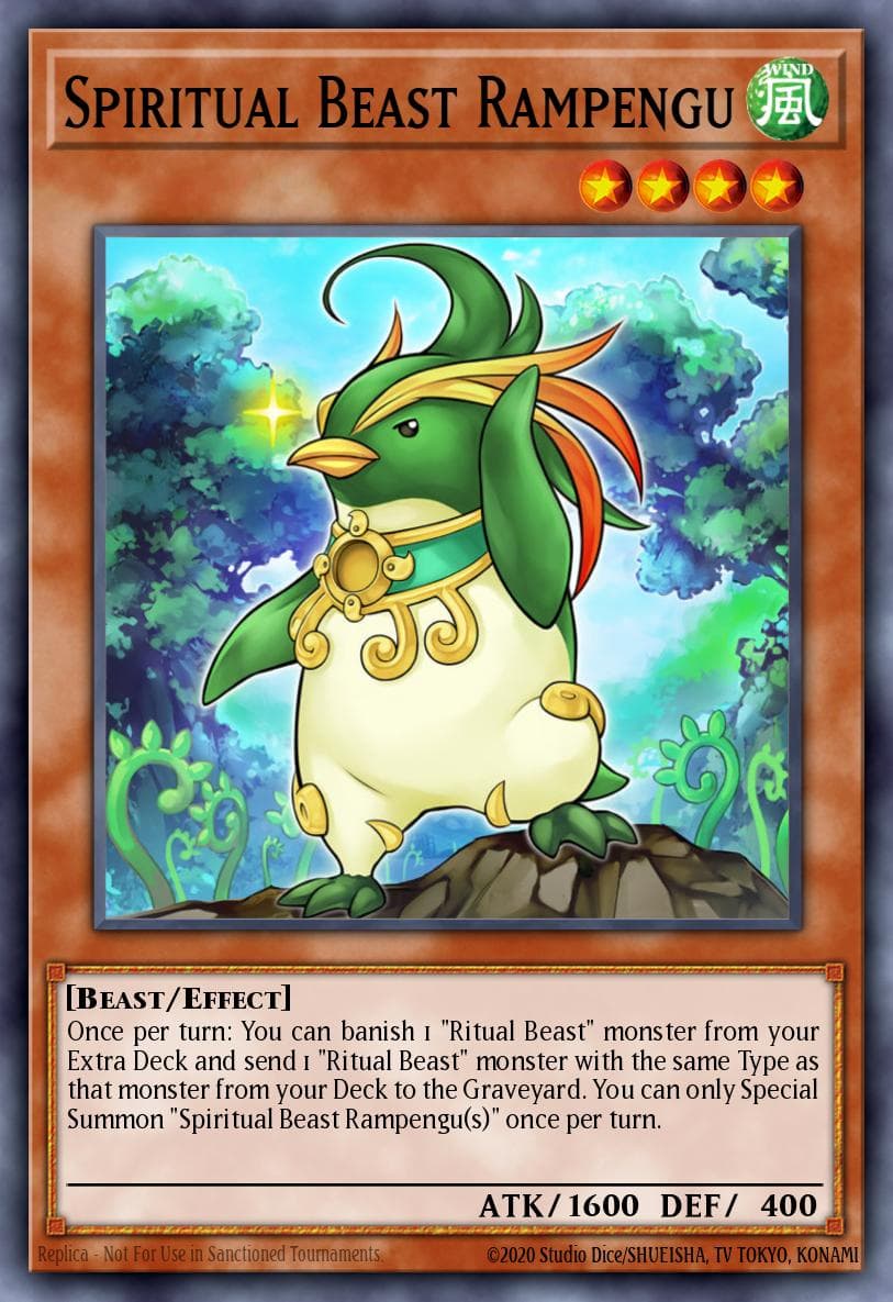 Carte Yu-Gi-Oh! Spiritual Beast Rampengu #009 — Astral Pack Eight