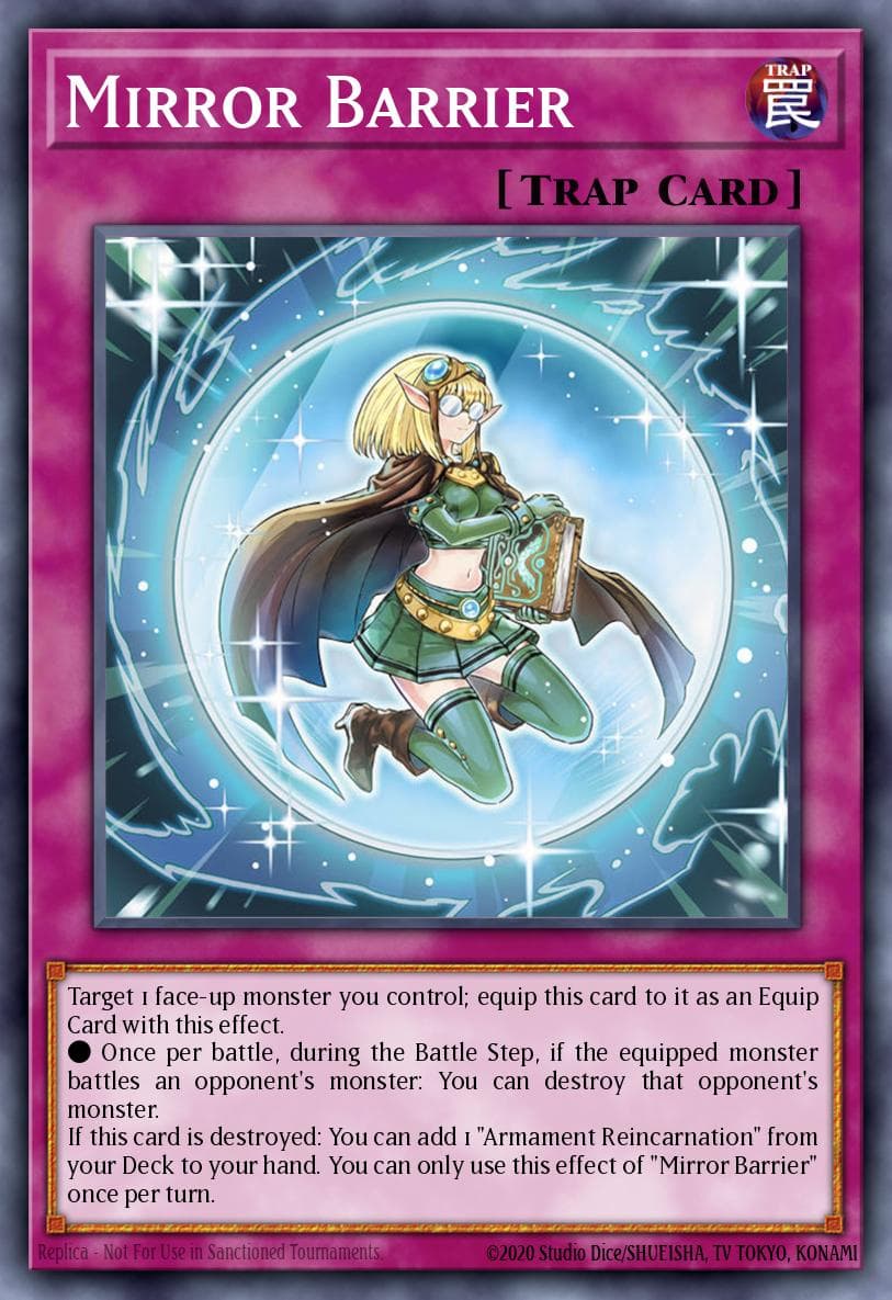 Carte Yu-Gi-Oh! Mirror Barrier #028 — Battles of Legend: Glorious Gallery