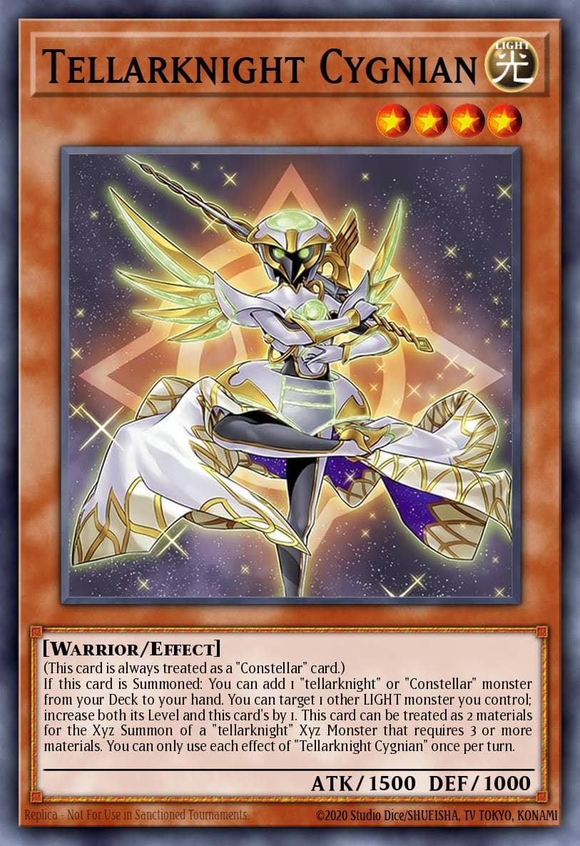 Carte Yu-Gi-Oh! Tellarknight Cygnian #017 — Battles of Legend: Glorious Gallery