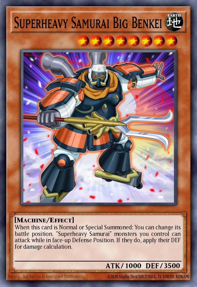 Carte Yu-Gi-Oh! Superheavy Samurai Big Benkei #007 — Astral Pack Six