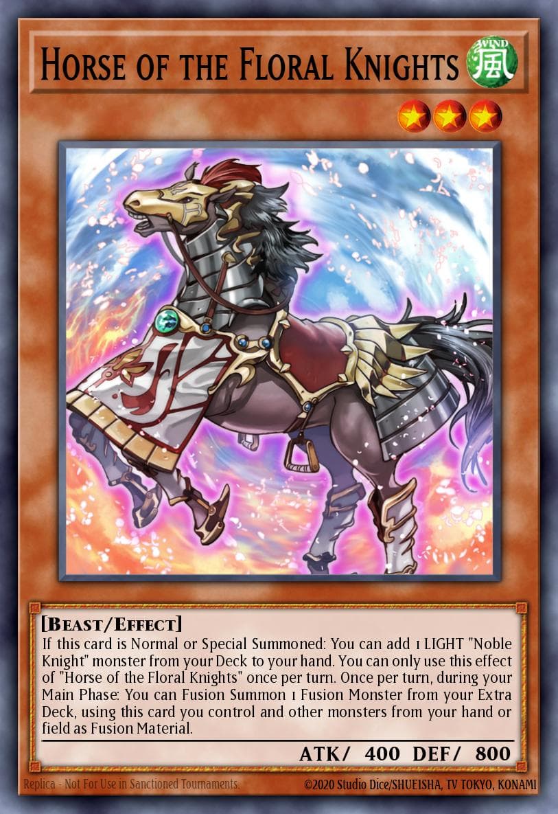 Carte Yu-Gi-Oh! Horse of the Floral Knights #018 — Brothers of Legend
