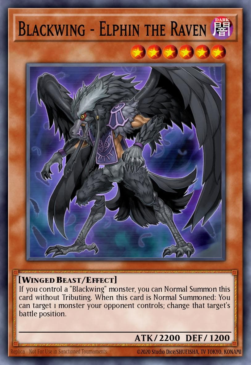 Carte Yu-Gi-Oh! Blackwing - Elphin the Raven #026 — War of the Giants: Round 2