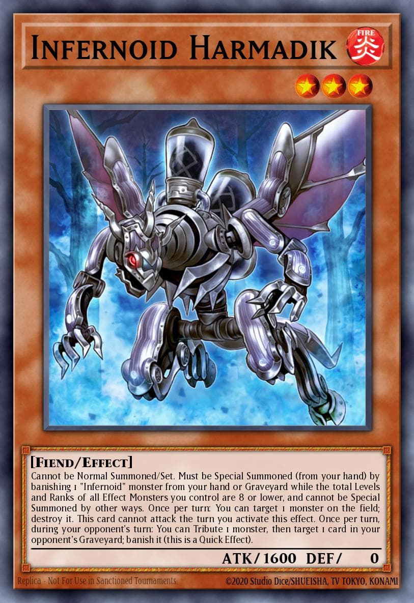 Carte Yu-Gi-Oh! Infernoid Harmadik #060 — Battles of Legend: Terminal Revenge