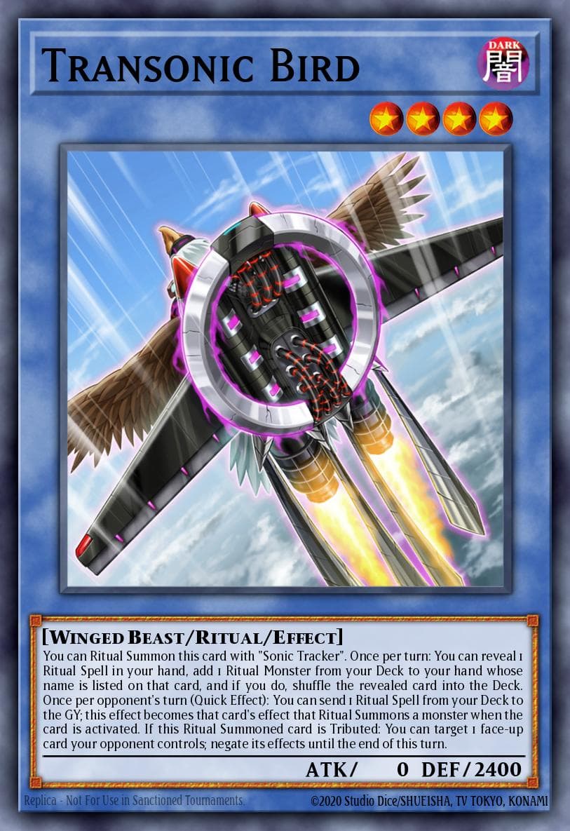 Carte Yu-Gi-Oh! Transonic Bird #037 — Burst of Destiny