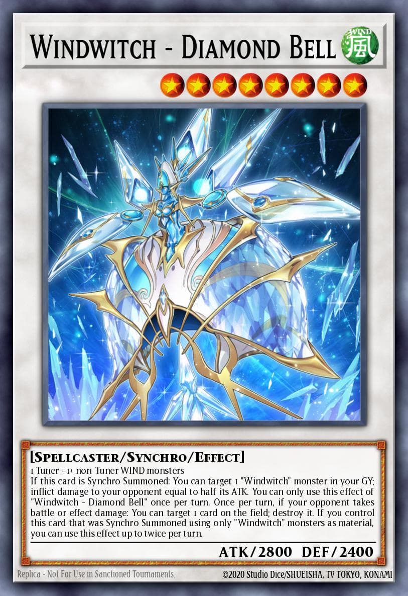 Carte Yu-Gi-Oh! Windwitch - Diamond Bell #043 — Blazing Vortex