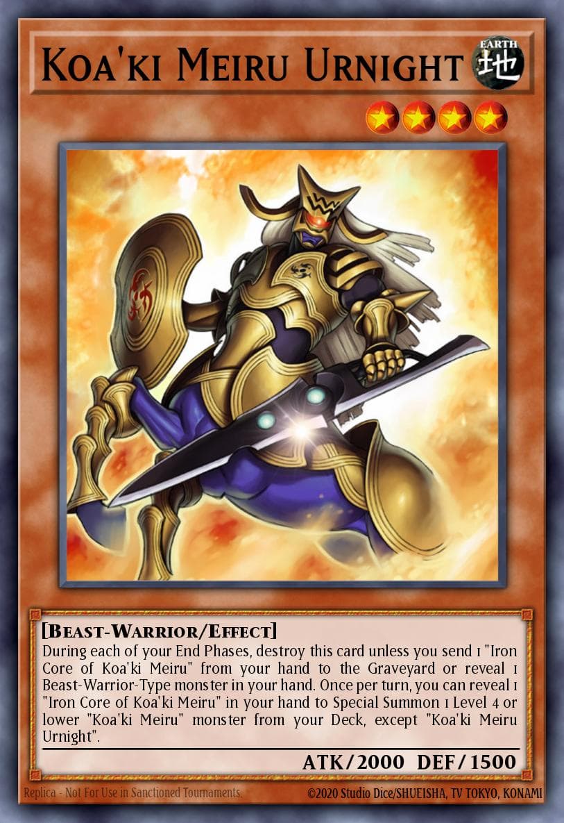 Carte Yu-Gi-Oh! Koa'ki Meiru Urnight #025 — Absolute Powerforce