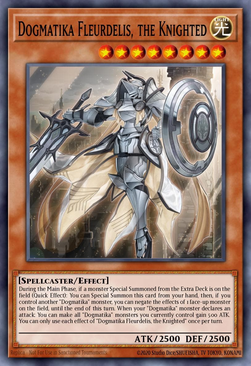 Carte Yu-Gi-Oh! Dogmatika Fleurdelis, the Knighted #015 — THE CHRONICLES DECK: The Fallen & The Virtuous (All-Foil Edition)